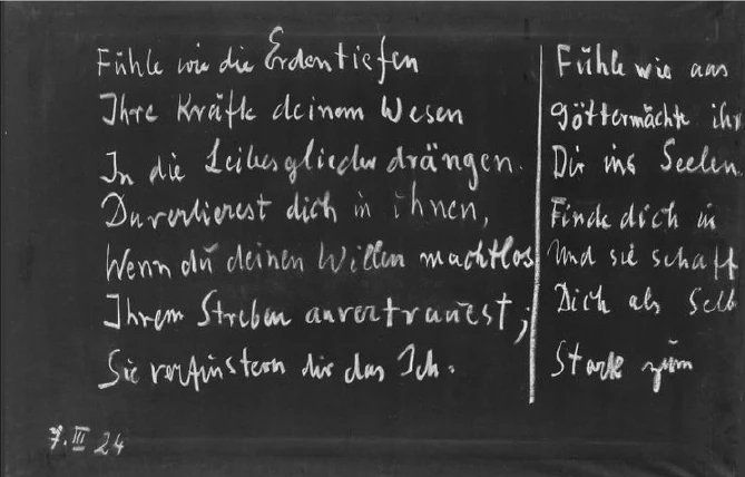 Blackboard (left side)