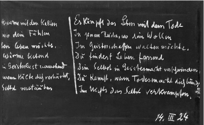 Blackboard (right side)